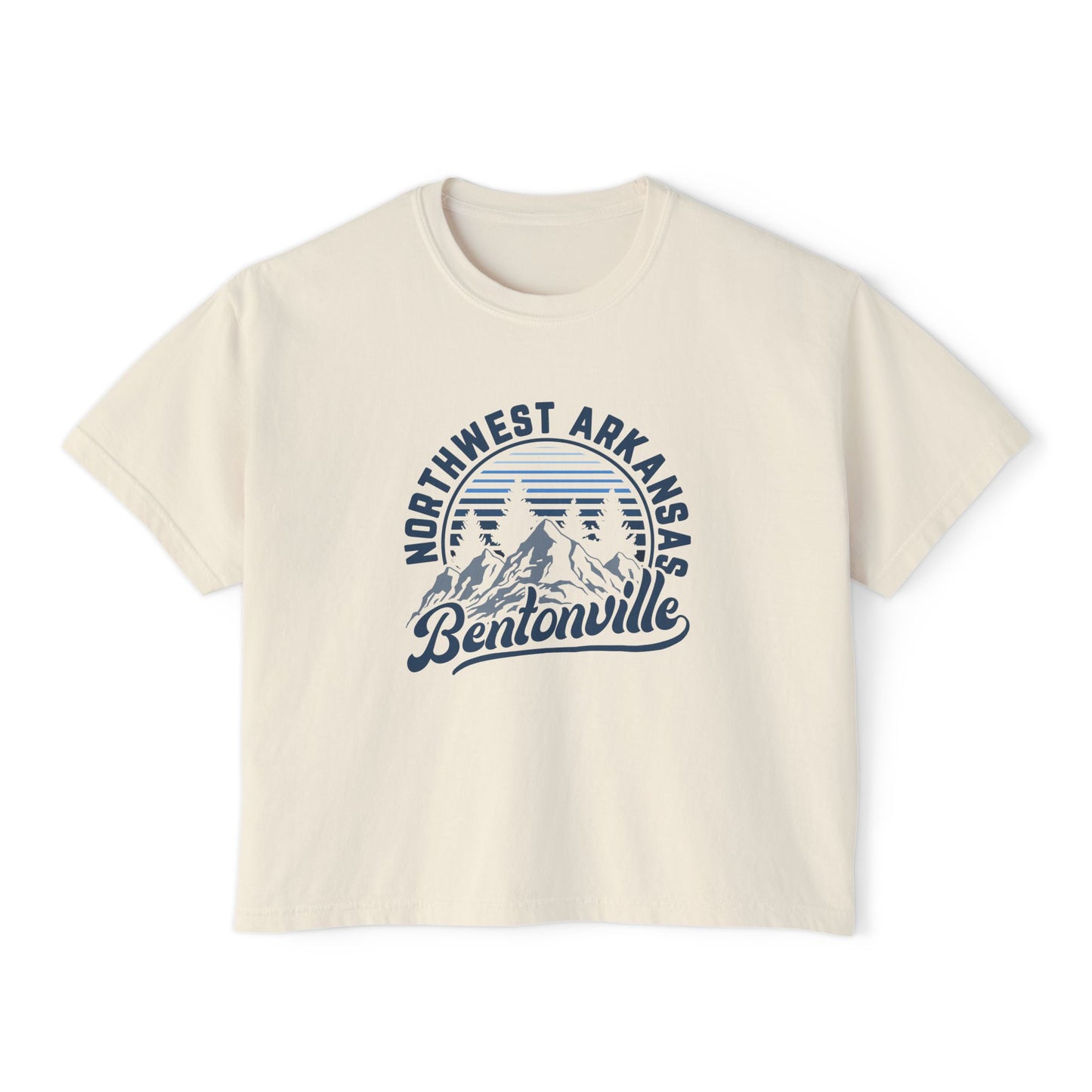 Blue Bentonville Boxy Tee