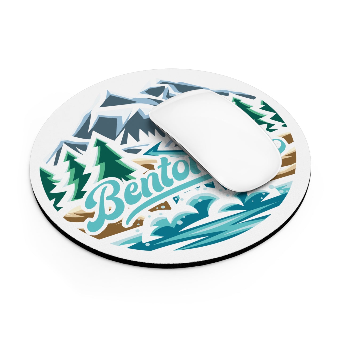 Blue Arkansas Logo Mouse Pad