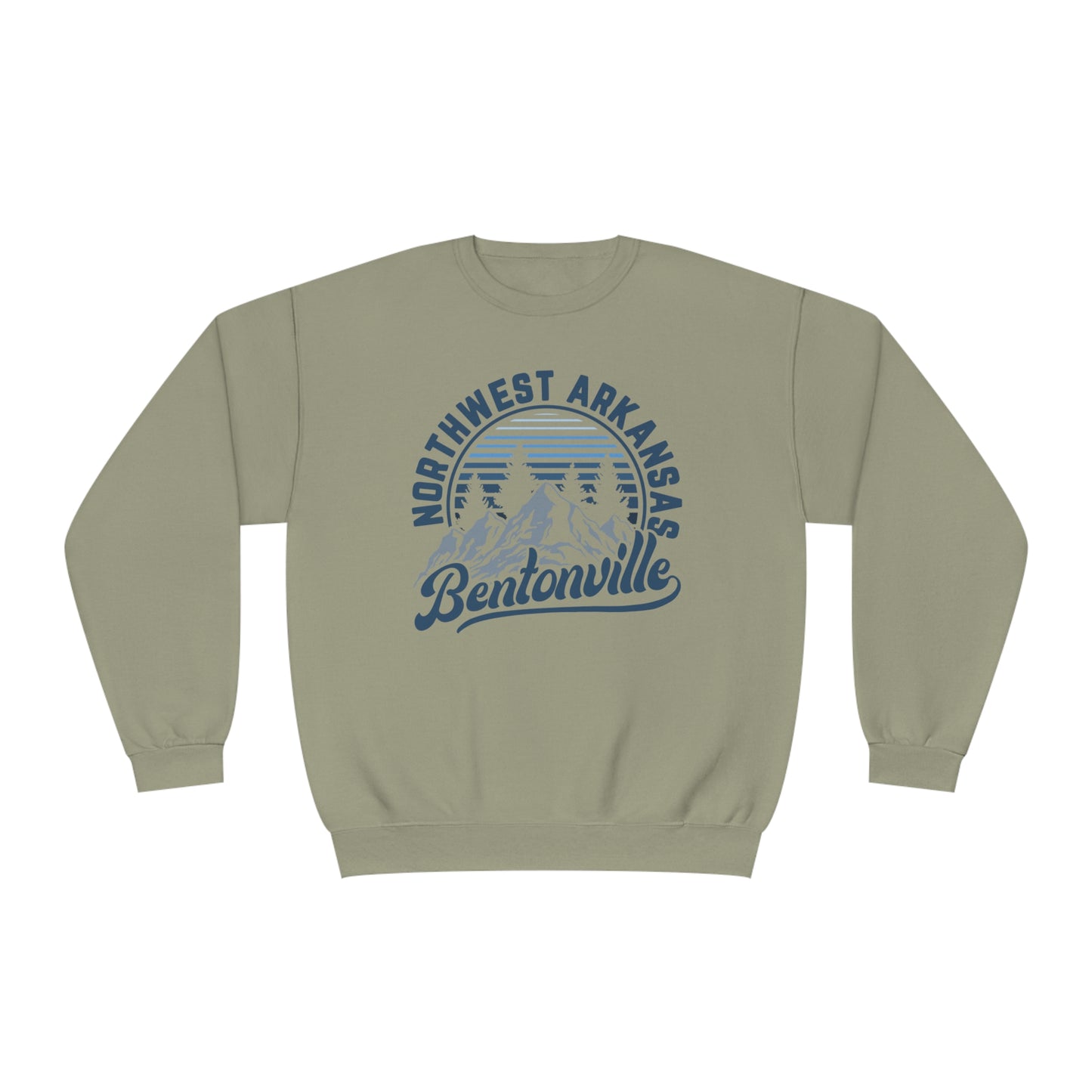 Mountain Vista: Bentonville Northwest Arkansas Crewneck Sweatshirt