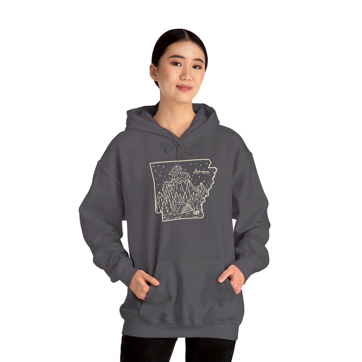 Arkansas Mist: Smoky Peaks Women's Hoodie