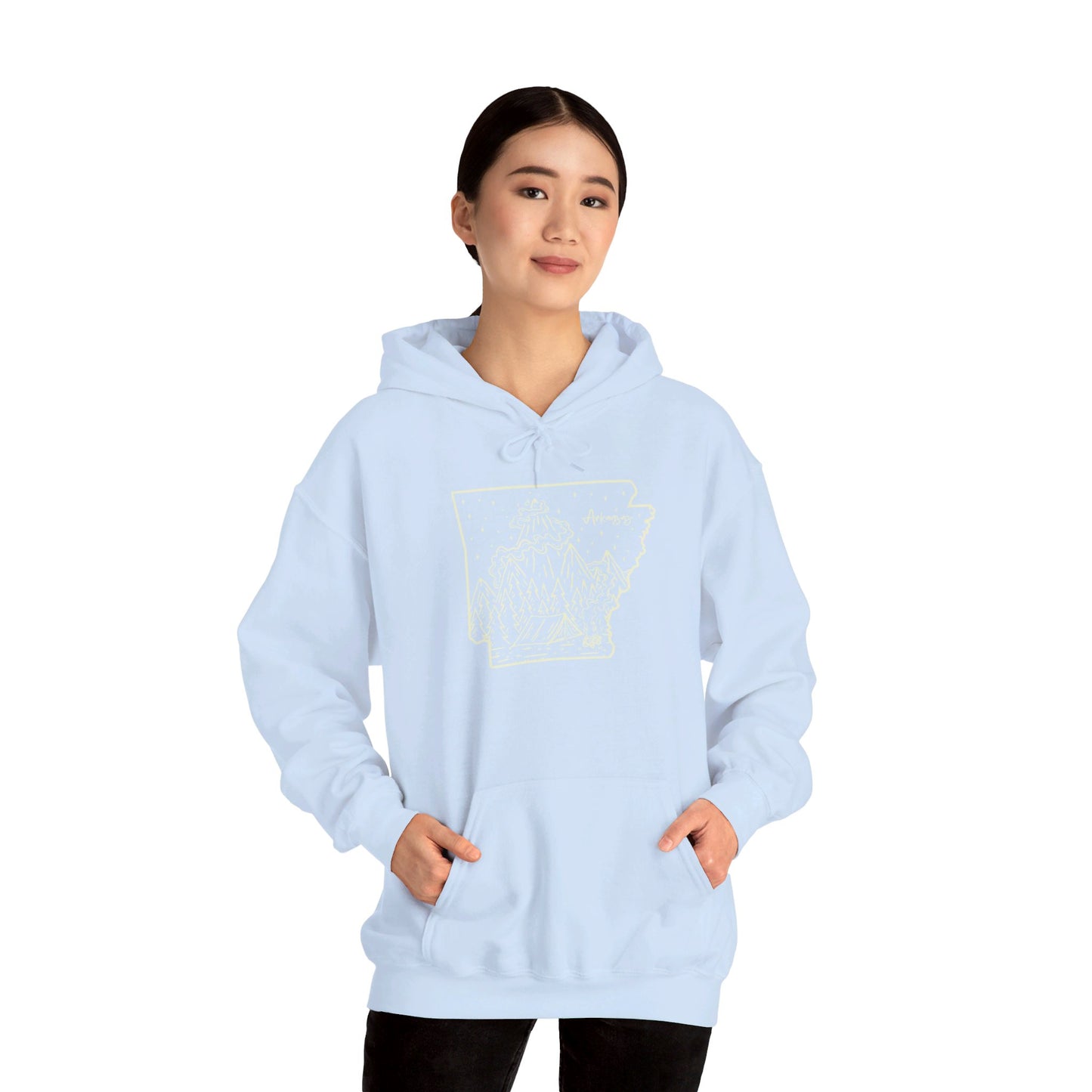 Arkansas Mist: Smoky Peaks Women's Hoodie