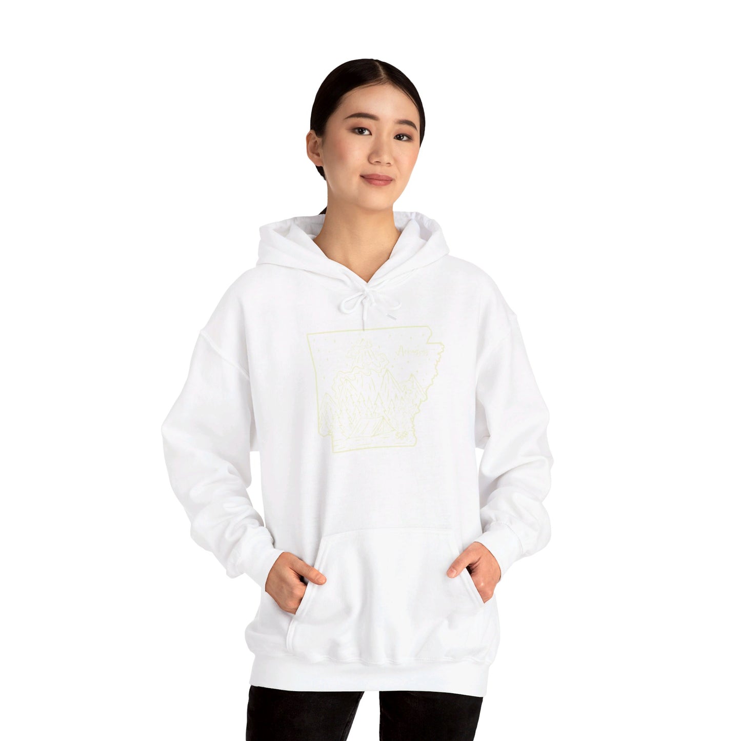 Arkansas Mist: Smoky Peaks Women's Hoodie