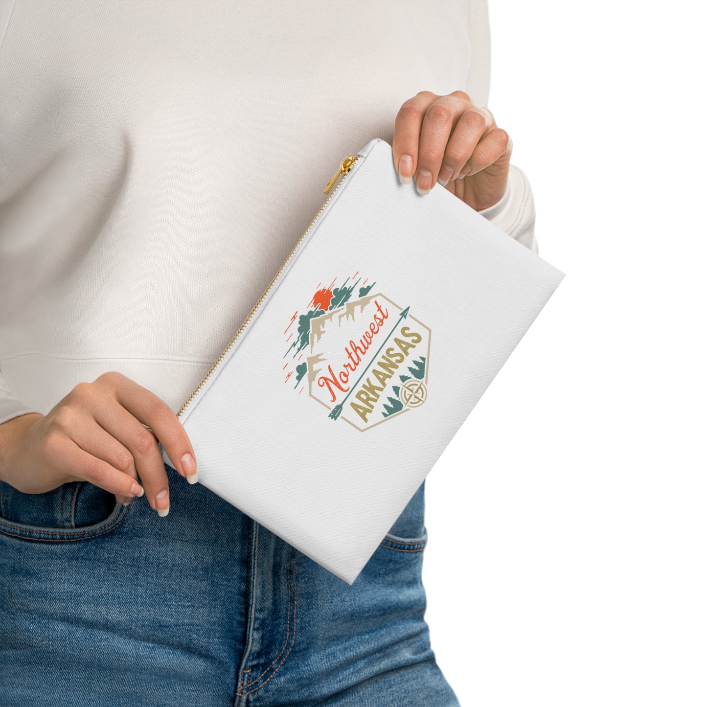 Sunset Serenity: OkayNWA Cosmetic Bag