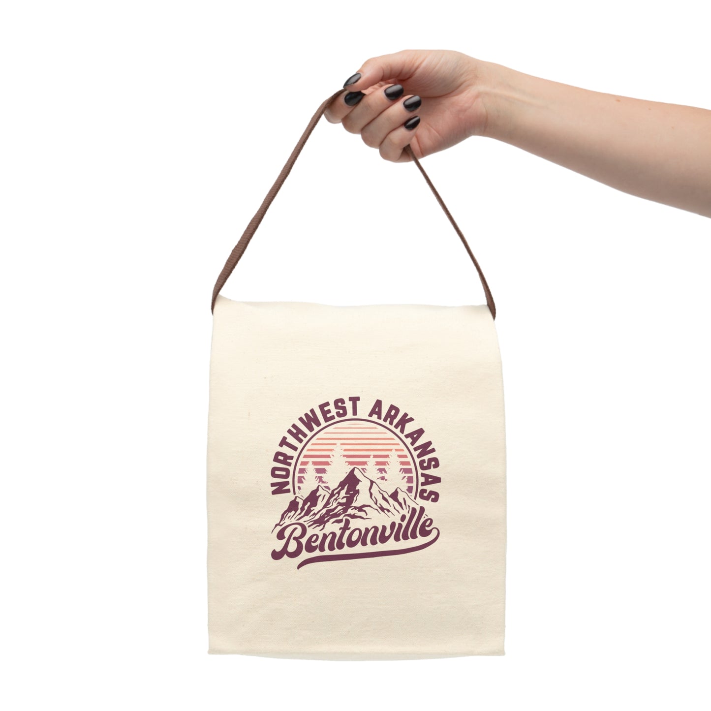 Ozark Journey: Smoky Peaks Canvas Lunch Bag