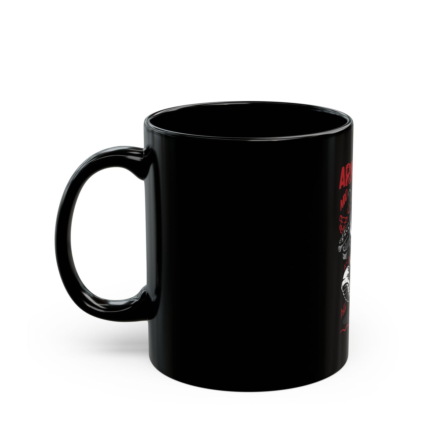 Razorback Pride: Black Ceramic Mug