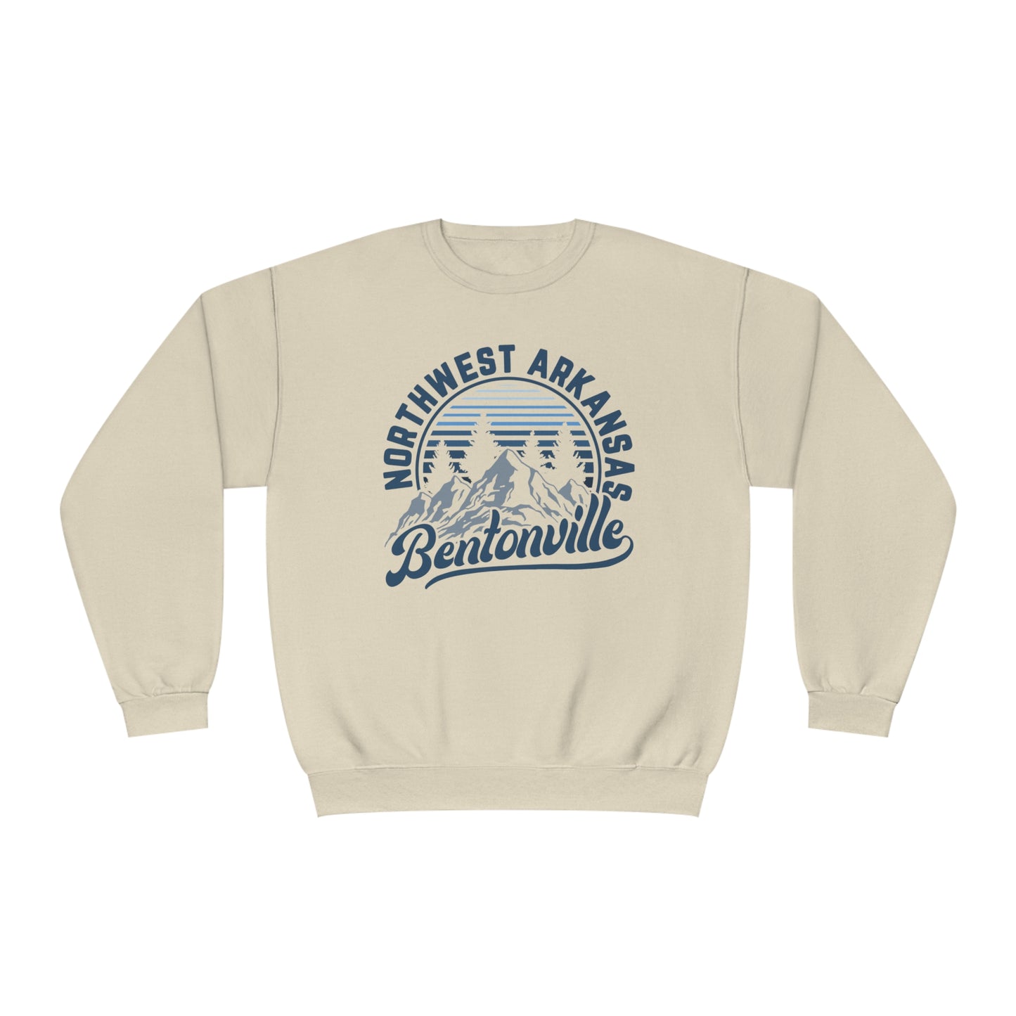 Mountain Vista: Bentonville Northwest Arkansas Crewneck Sweatshirt