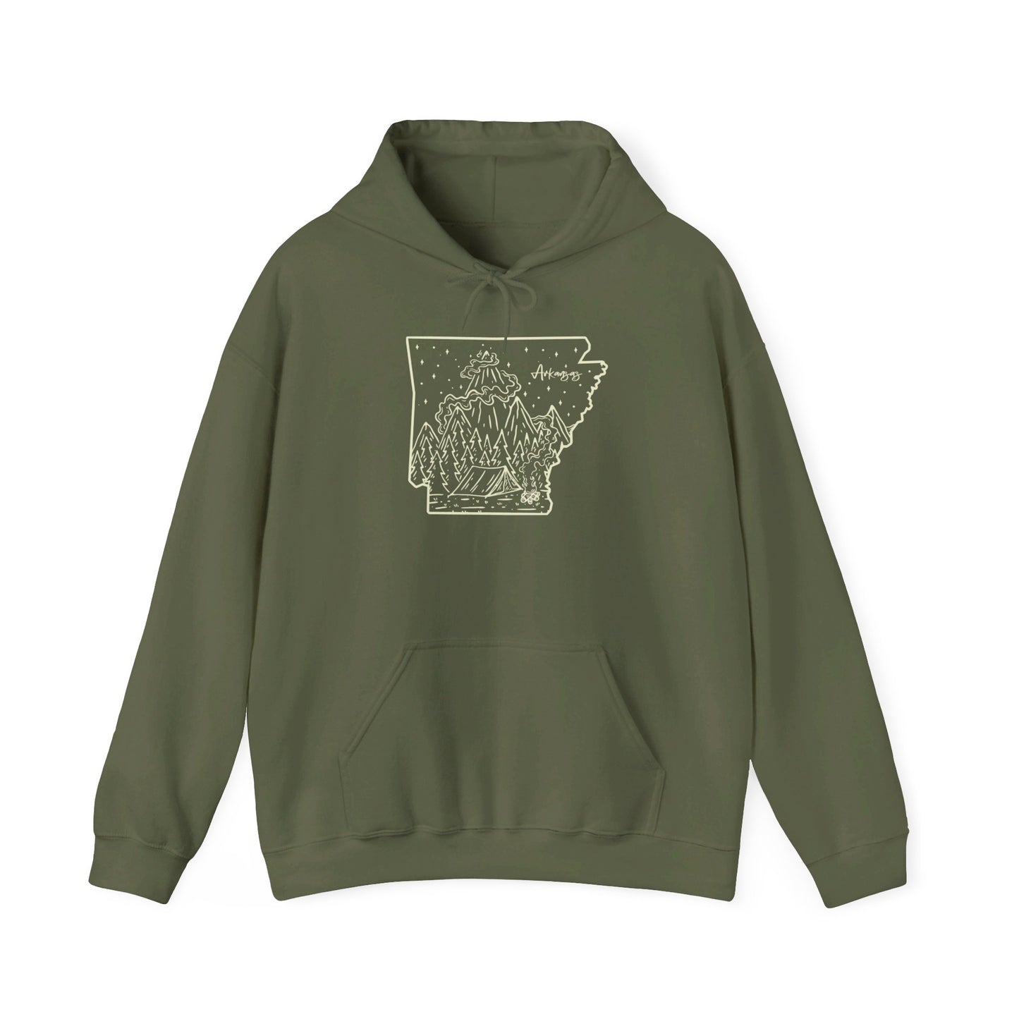 Arkansas Mist: Smoky Peaks Women's Hoodie
