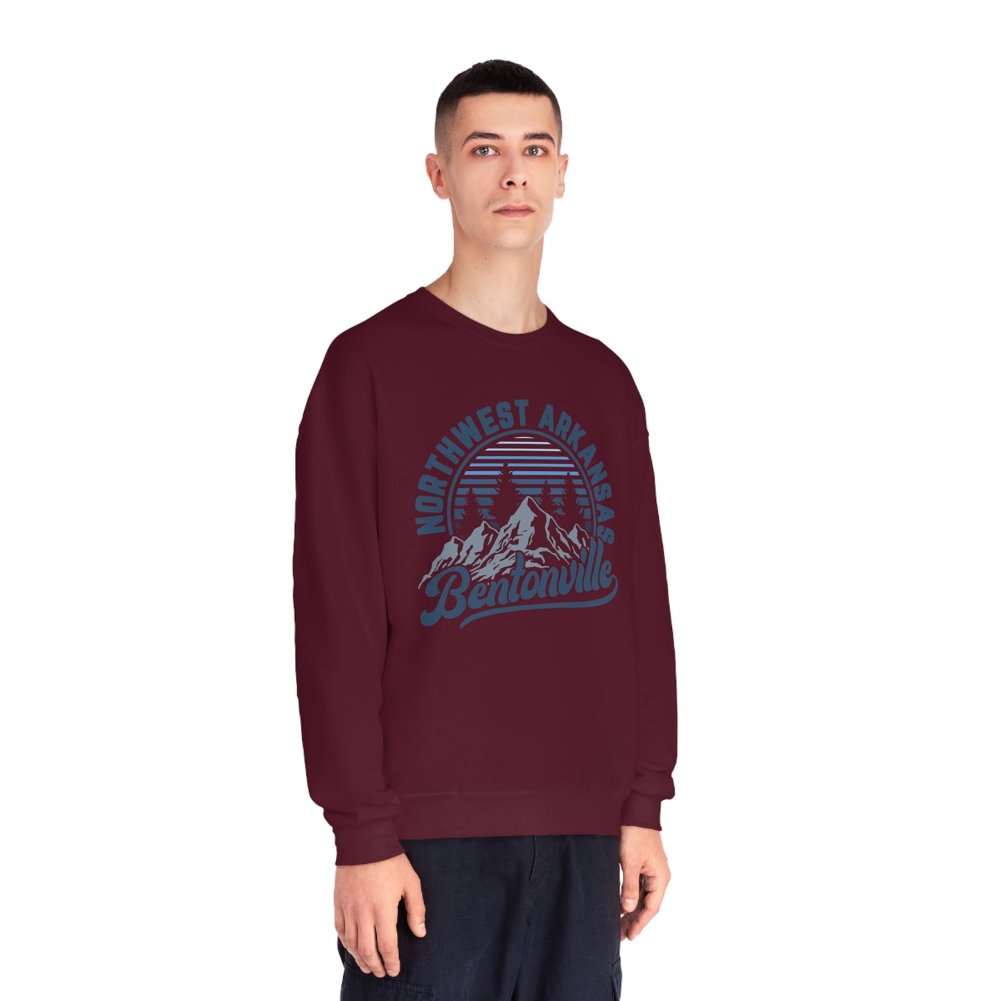 Mountain Vista: Bentonville Northwest Arkansas Crewneck Sweatshirt