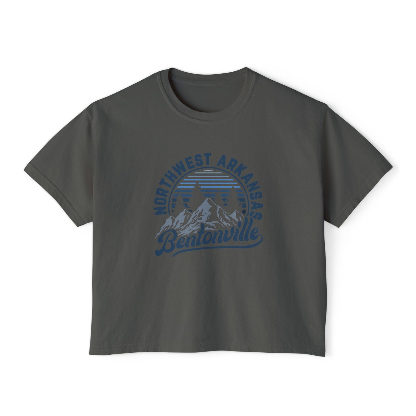 Blue Bentonville Boxy Tee