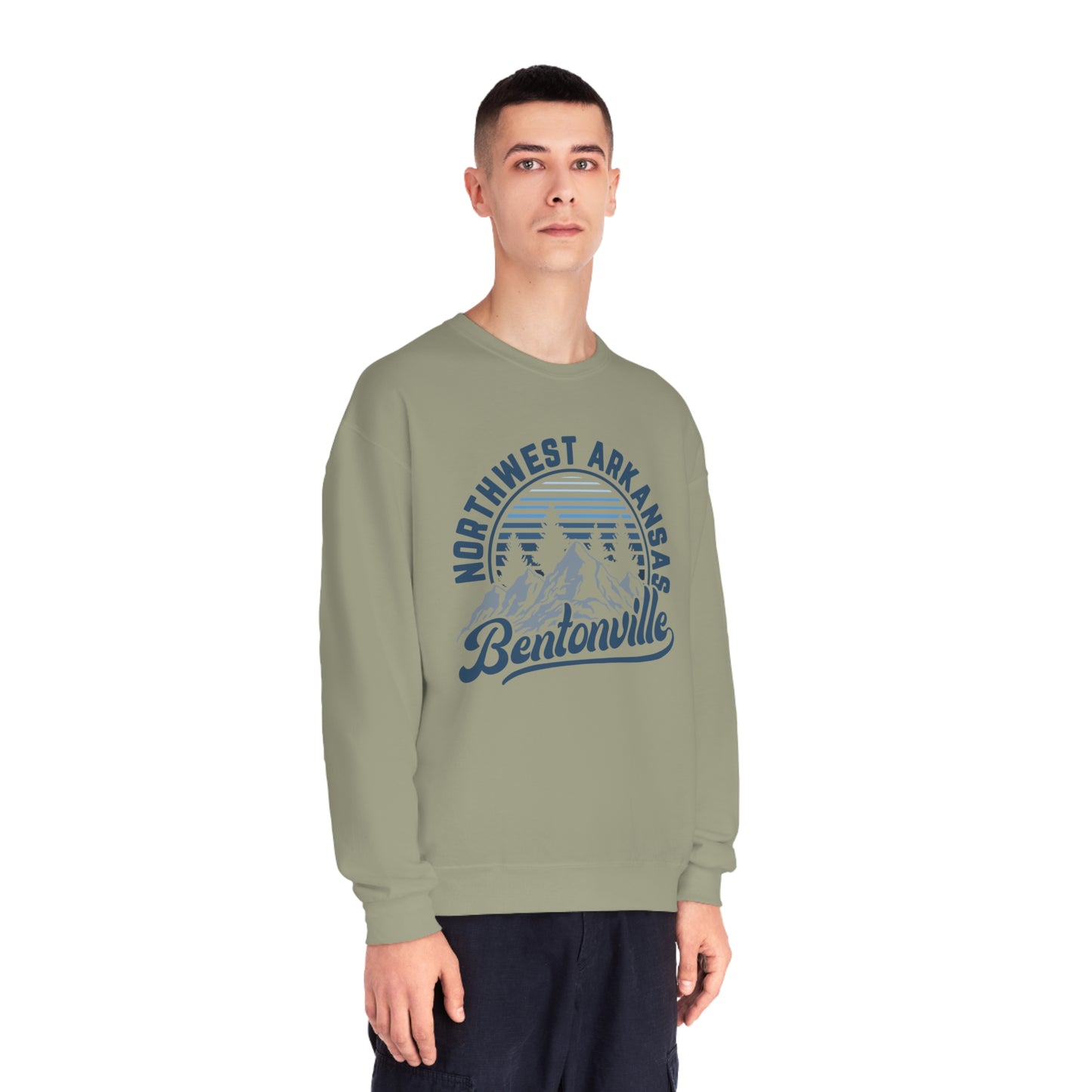 Mountain Vista: Bentonville Northwest Arkansas Crewneck Sweatshirt