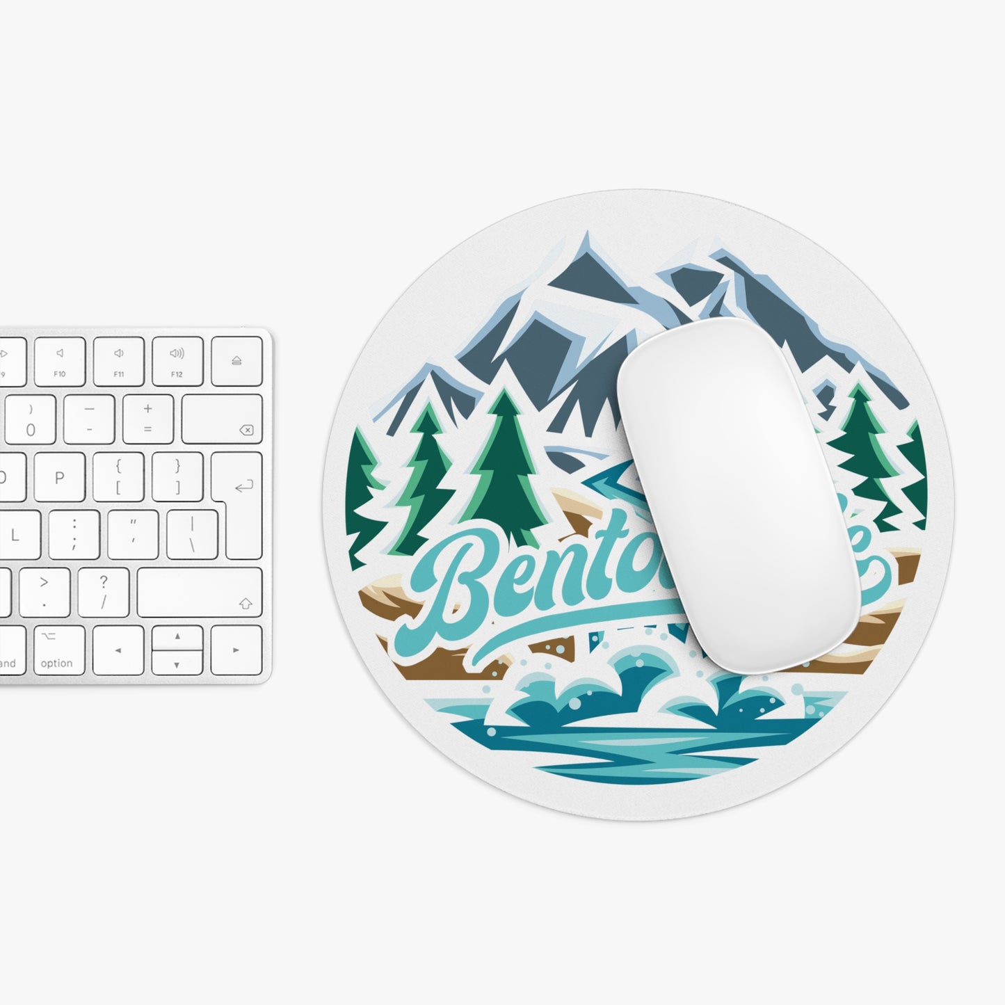 Blue Arkansas Logo Mouse Pad