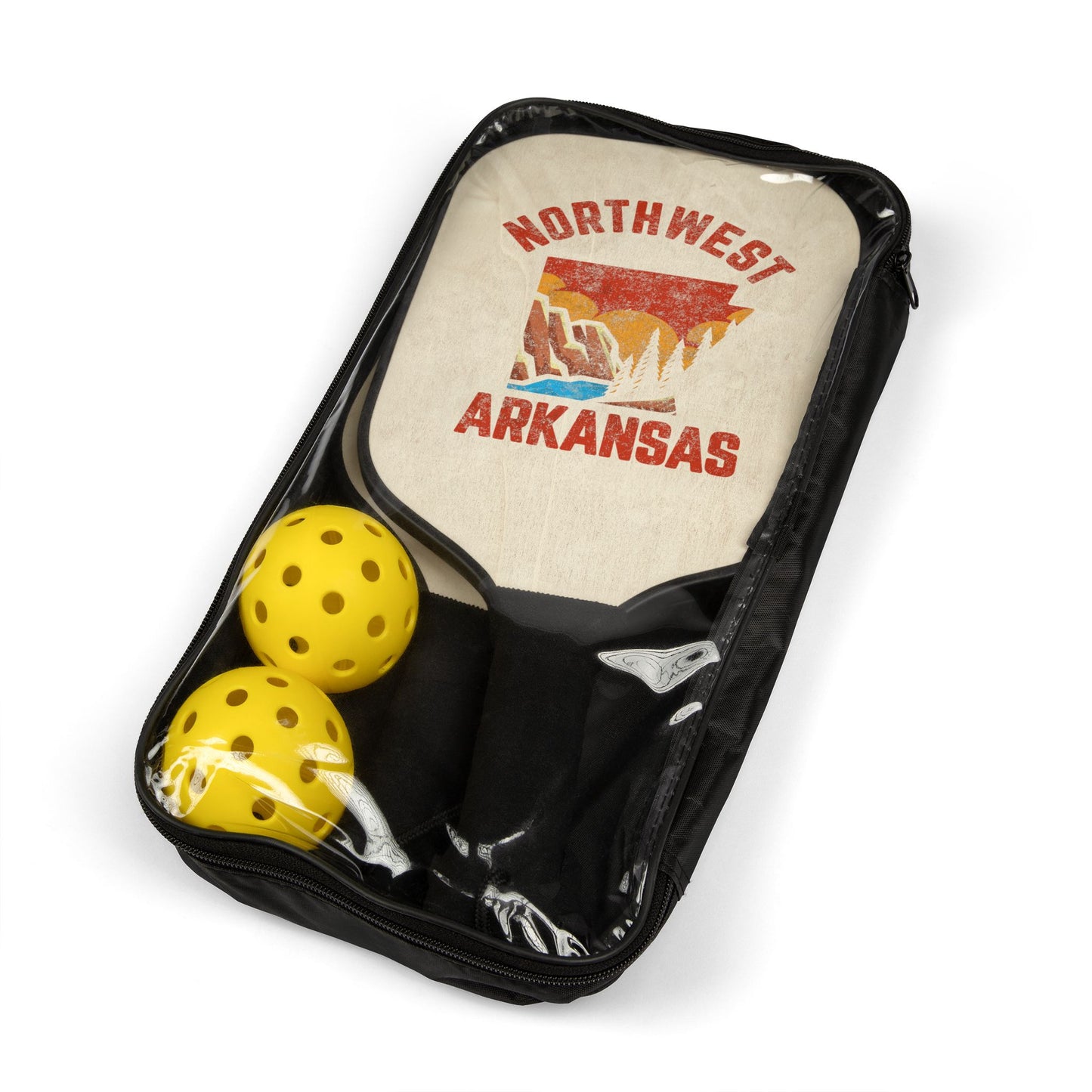 Sunset Orange NWA Pickleball Kit
