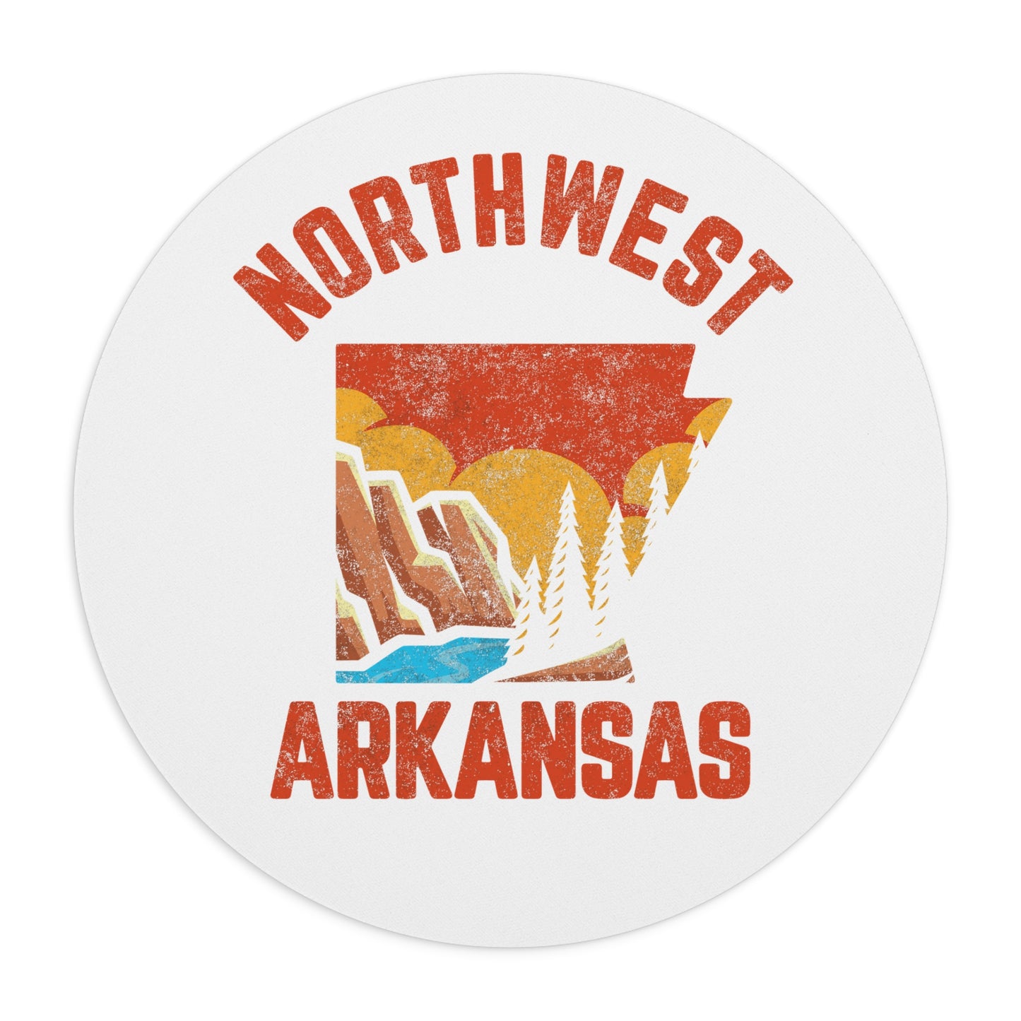 Sunset Serenity: Northwest Arkansas Cozy Mouse Pad