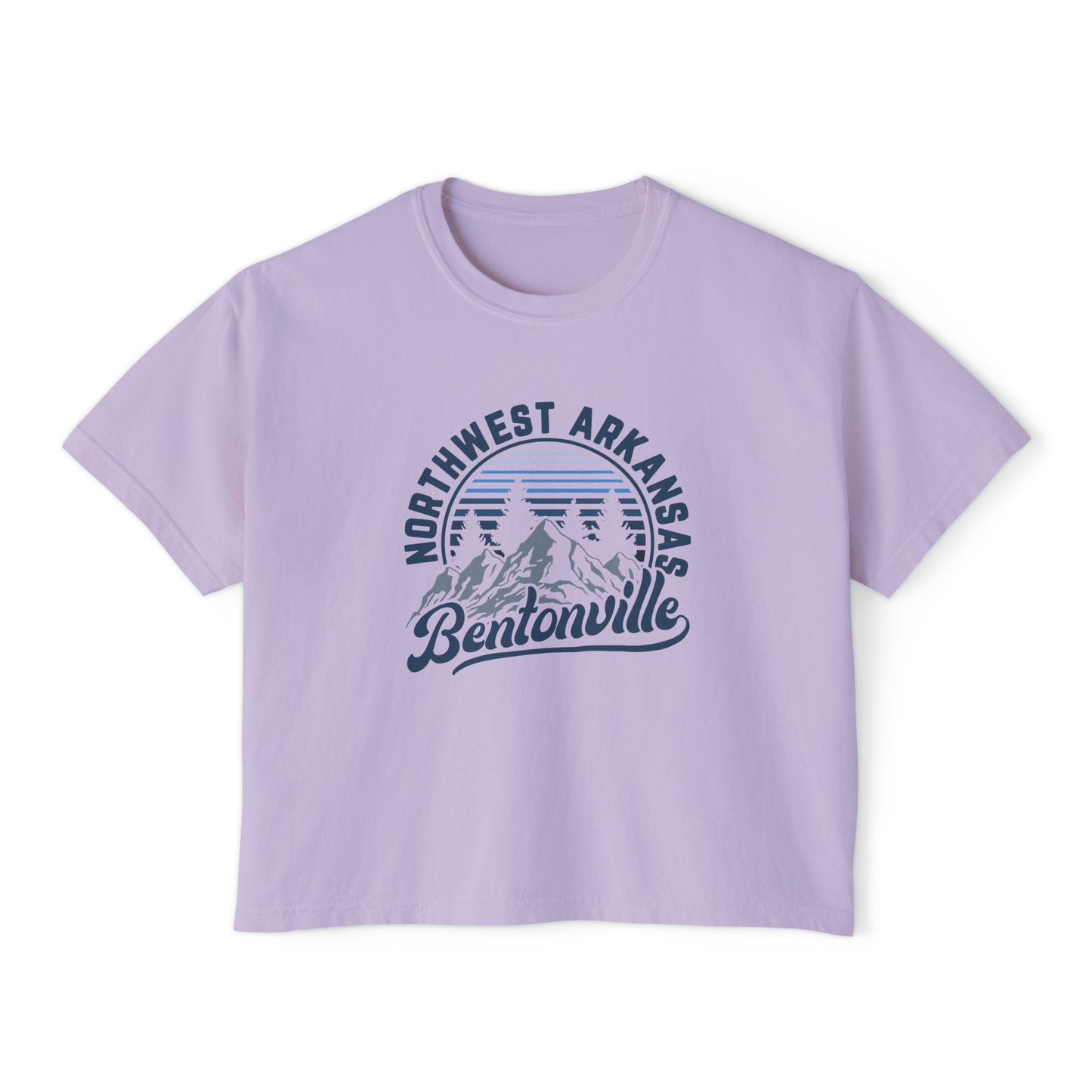 Blue Bentonville Boxy Tee