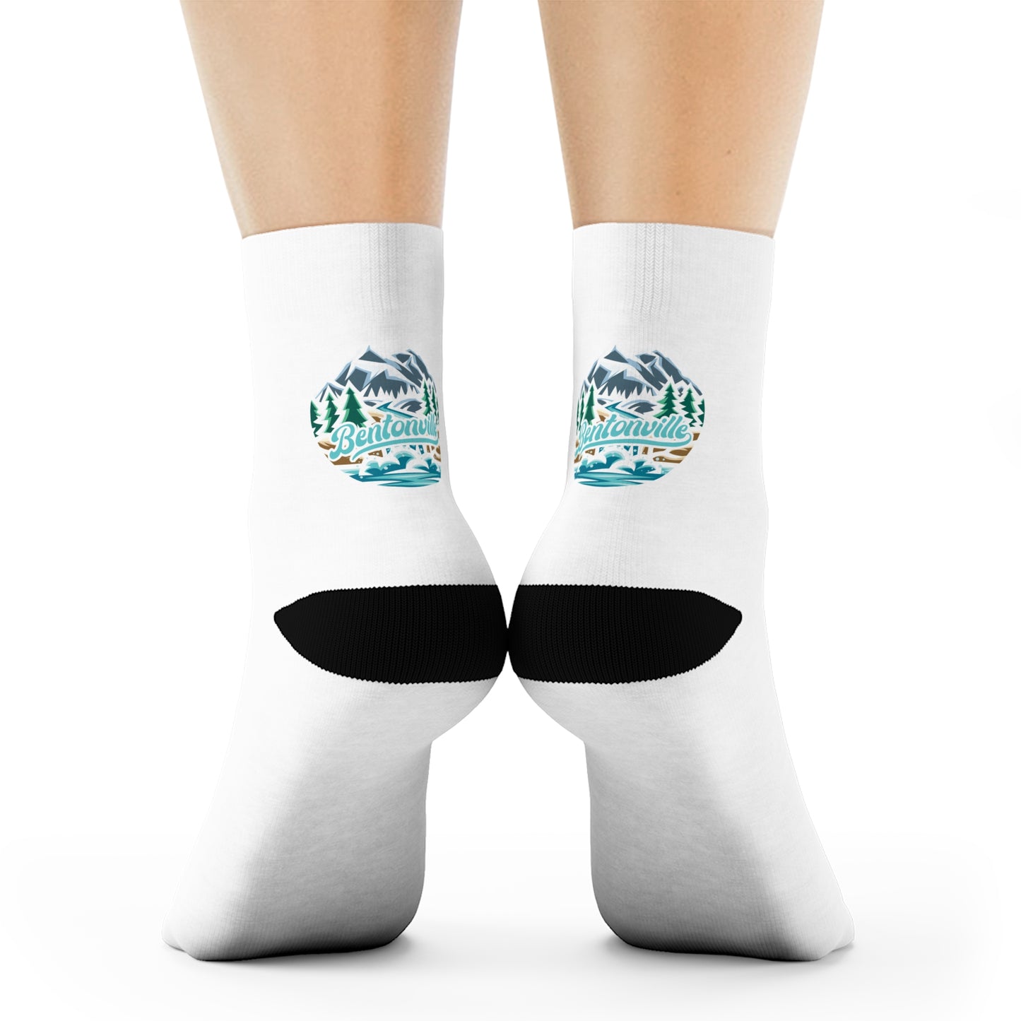 Arkansas Blue Step Socks