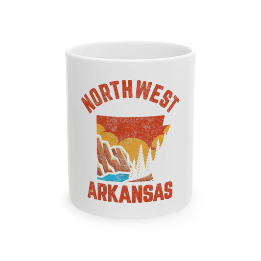 Northwest Arkansas Peaks: Scenic Ceramic Mug