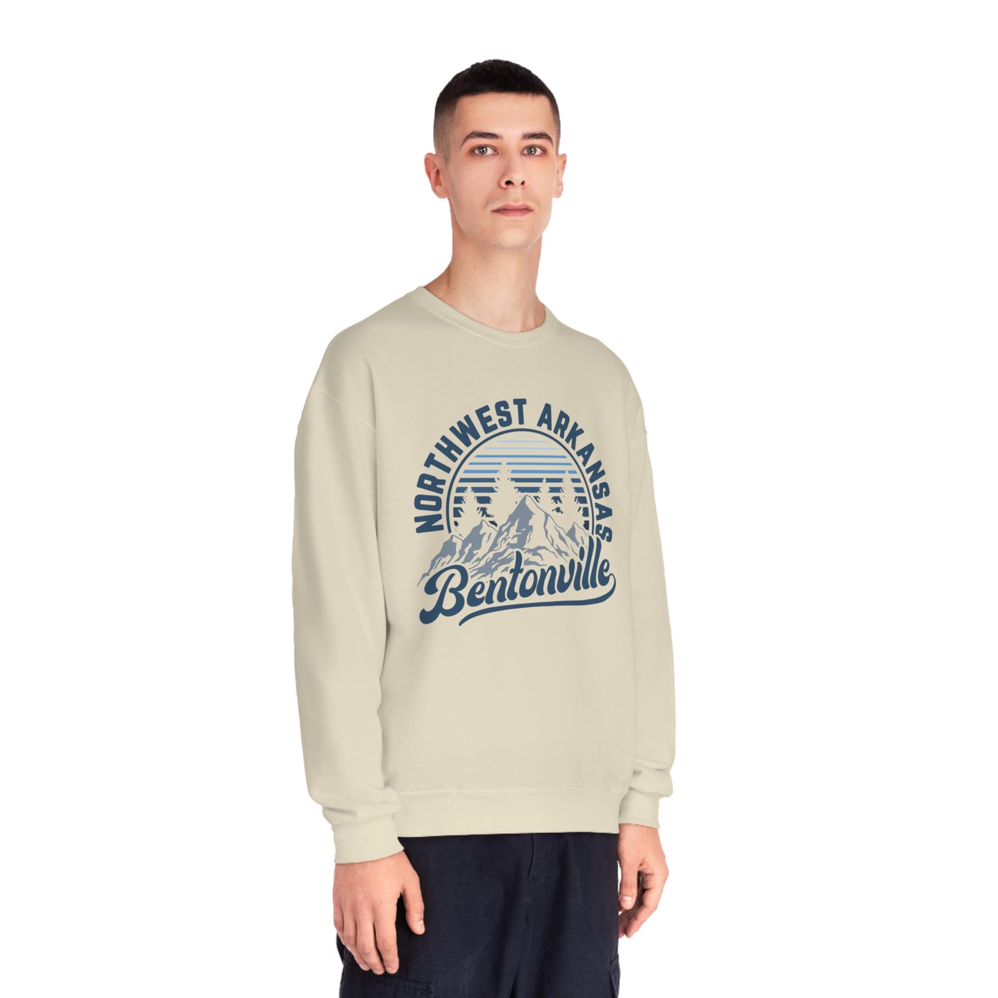 Mountain Vista: Bentonville Northwest Arkansas Crewneck Sweatshirt